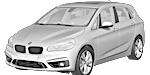 BMW F45 B2083 Fault Code